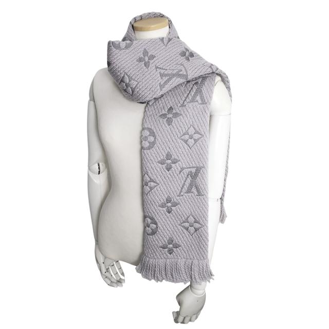 美品）LOUIS VUITTON ルイ ヴィトン M74742 エシャルプ マフラー ロゴ 