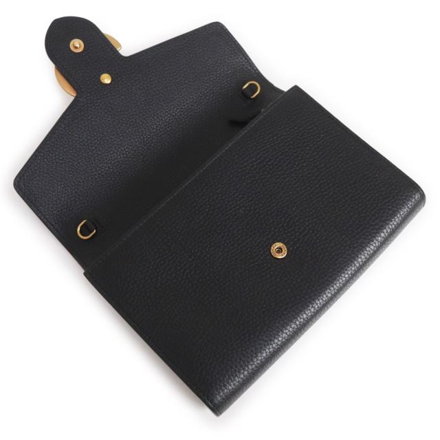 （未使用　展示品）GUCCI グッチ 401232 GGマーモント カーフスキン ブラック ショルダーバッグ チェーンウォレット 長財布 斜め掛け レザー アンティークゴールド金具_1