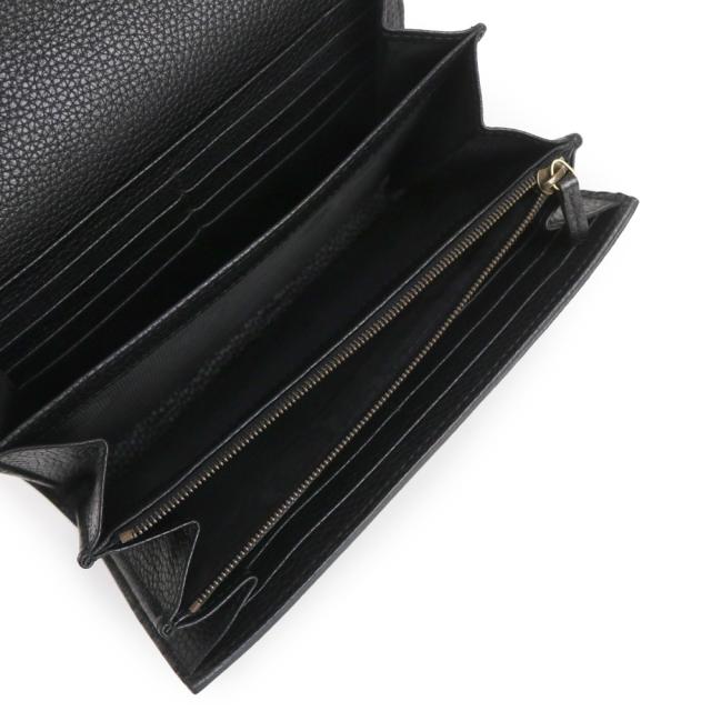 （未使用　展示品）GUCCI グッチ 401232 GGマーモント カーフスキン ブラック ショルダーバッグ チェーンウォレット 長財布 斜め掛け レザー アンティークゴールド金具_2