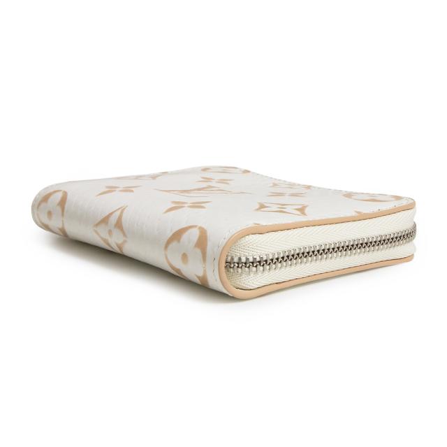 （未使用　展示品）LOUIS VUITTON ルイ ヴィトン N97726 ジッピー コインパース モノグラム パイソン ラテ ホワイト コインケース 小銭入れ 財布 エキゾチックレザー シルバー金具 箱付