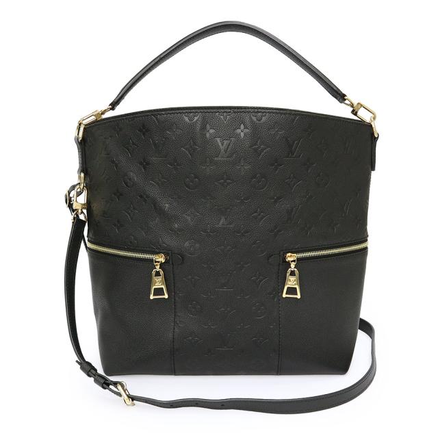 （未使用　展示品）LOUIS VUITTON ルイ ヴィトン M44014 メリー モノグラムアンプラント ノワール ブラック 2way ショルダー ハンドバッグ 斜め掛け レザー ゴールド金具