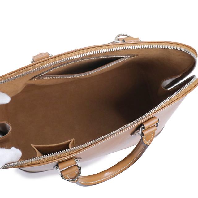（美品）LOUIS VUITTON ルイ ヴィトン M52801 アルマ PM エピレザー キャネル ブラウン ハンドバッグ シルバー金具_2