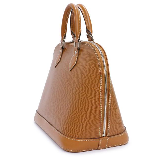 （美品）LOUIS VUITTON ルイ ヴィトン M52801 アルマ PM エピレザー キャネル ブラウン ハンドバッグ シルバー金具_3