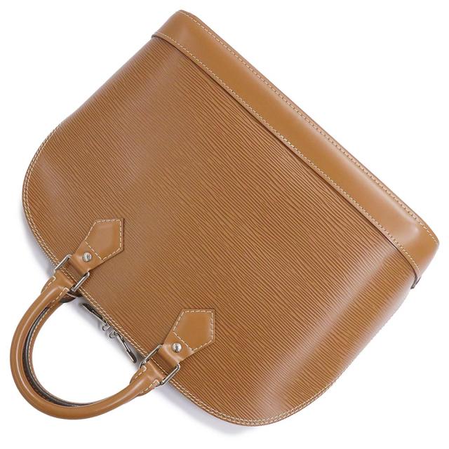 （美品）LOUIS VUITTON ルイ ヴィトン M52801 アルマ PM エピレザー キャネル ブラウン ハンドバッグ シルバー金具_5