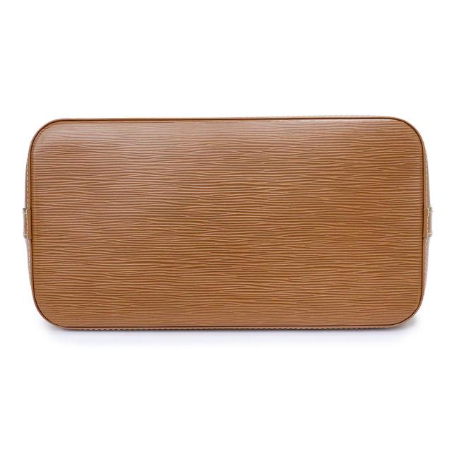 （美品）LOUIS VUITTON ルイ ヴィトン M52801 アルマ PM エピレザー キャネル ブラウン ハンドバッグ シルバー金具_6