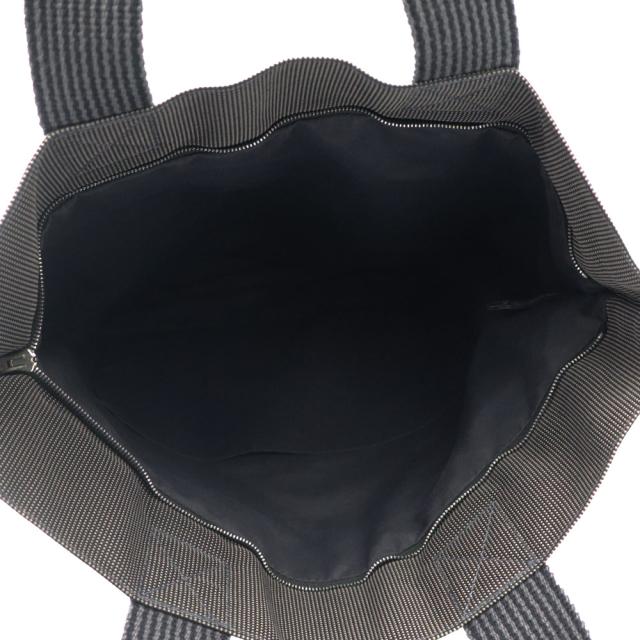 （中古）HERMES エルメス エールライン カバス トート キャンバス グレー ハンドバッグ シルバー金具_1