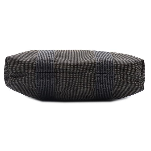 （中古）HERMES エルメス エールライン カバス トート キャンバス グレー ハンドバッグ シルバー金具_5