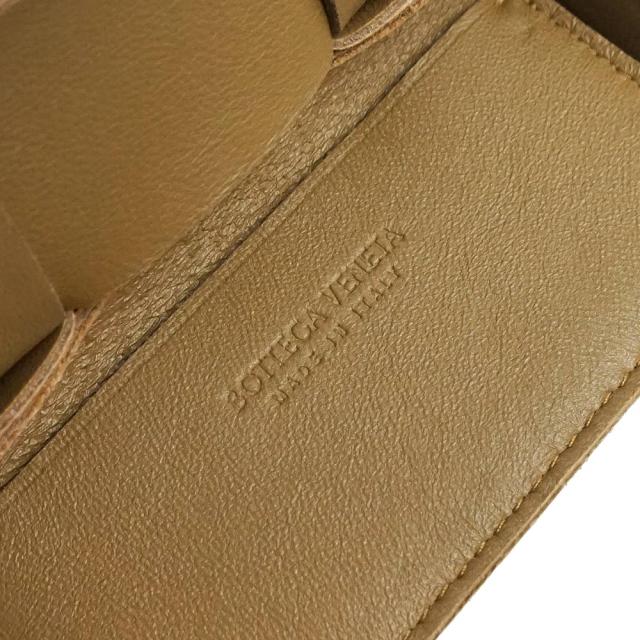 （新品・未使用品）BOTTEGA VENETA ボッテガヴェネタ 666688 カセット キャンディ ミニ クロスボディ ポーチ ラムスキン エイコーン ブラウン ポシェット ショルダーバッグ 斜め掛け レザー ゴールド金具_9