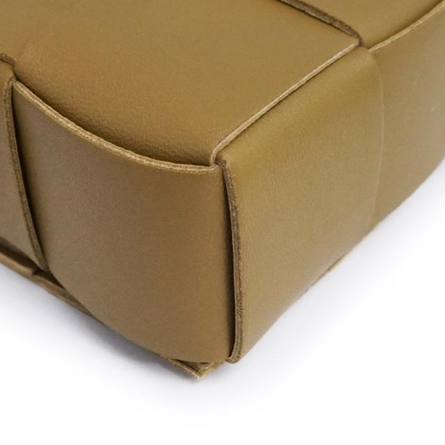 （新品・未使用品）BOTTEGA VENETA ボッテガヴェネタ 666688 カセット キャンディ ミニ クロスボディ ポーチ ラムスキン エイコーン ブラウン ポシェット ショルダーバッグ 斜め掛け レザー ゴールド金具_10