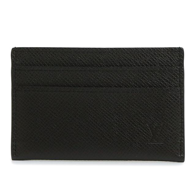 （新品・未使用品）LOUIS VUITTON ルイ ヴィトン M32730 ポルト カルト ダブル タイガ ブラック カードケース 名刺入れ 定期入れ パスケース レザー 箱付