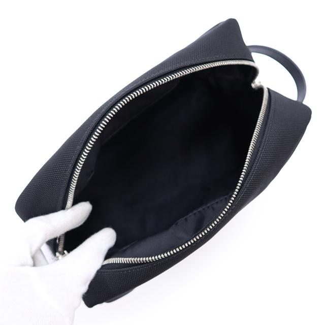 （未使用　展示品）GUCCI グッチ 630916 シェリーライン ウェブストライプ テクノキャンバス レザー ブラック グリーン レッド セカンドバッグ クラッチ ナイロン シルバー金具_1