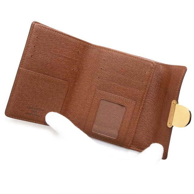 （未使用　展示品）LOUIS VUITTON ルイ ヴィトン M60003 ポルトカルト コアラ モノグラム ブラウン 三つ折り財布 札入れ ゴールド金具 箱付_2