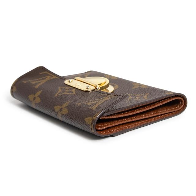 （未使用　展示品）LOUIS VUITTON ルイ ヴィトン M60003 ポルトカルト コアラ モノグラム ブラウン 三つ折り財布 札入れ ゴールド金具 箱付_4
