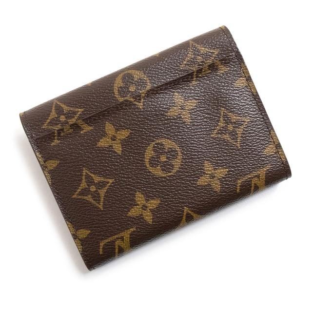 （未使用　展示品）LOUIS VUITTON ルイ ヴィトン M60003 ポルトカルト コアラ モノグラム ブラウン 三つ折り財布 札入れ ゴールド金具 箱付_5