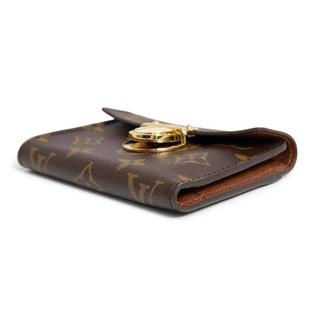 （未使用　展示品）LOUIS VUITTON ルイ ヴィトン M60003 ポルトカルト コアラ モノグラム ブラウン 三つ折り財布 札入れ ゴールド金具 箱付_6
