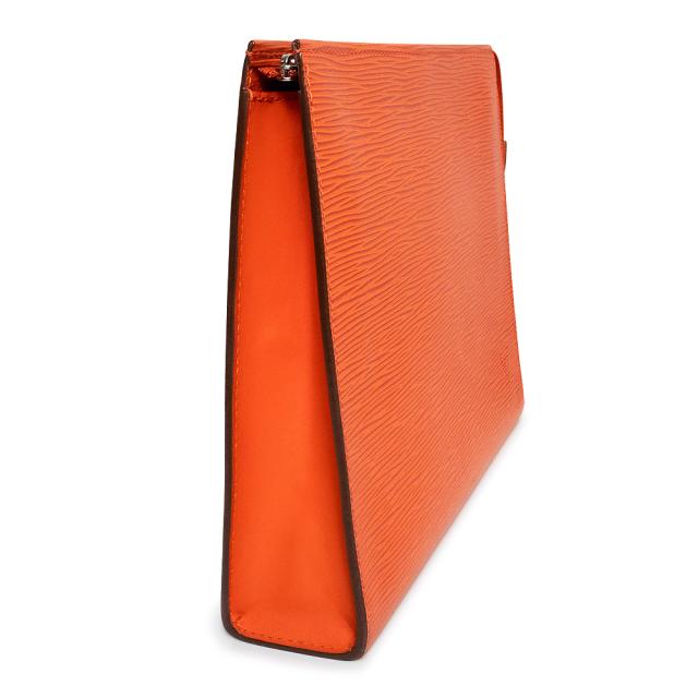 （未使用　展示品）LOUIS VUITTON ルイ ヴィトン M51999 ポッシュ トワレ 26 エピレザー ピモン オレンジ セカンドバッグ クラッチ シルバー金具