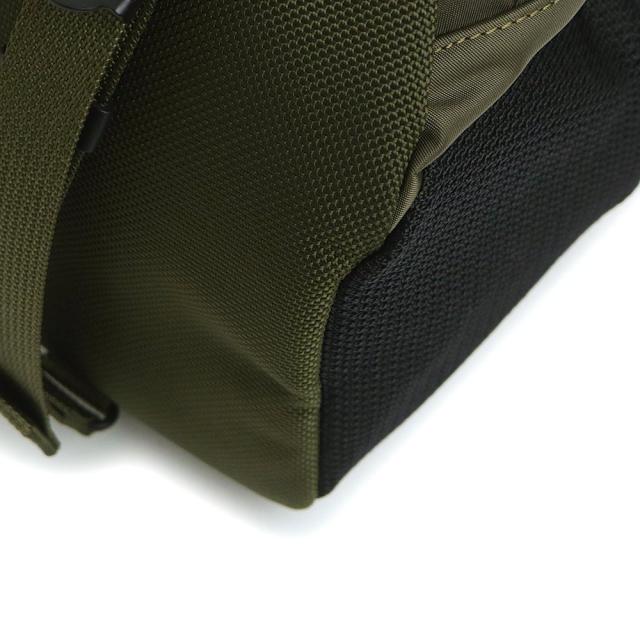 （未使用　展示品）PORTER ポーター 997-05362 RIDE ライド チェーン ナイロンツイル ナイロンリップストップ オリーブグリーン ショルダーバッグ 斜め掛け ブラック金具_10