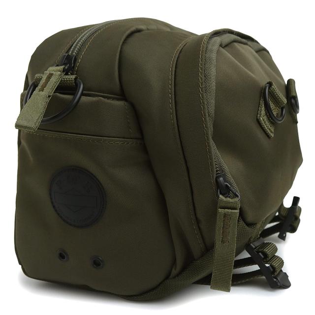 （未使用　展示品）PORTER ポーター 997-05362 RIDE ライド チェーン ナイロンツイル ナイロンリップストップ オリーブグリーン ショルダーバッグ 斜め掛け ブラック金具_4