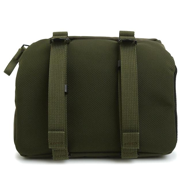 （未使用　展示品）PORTER ポーター 997-05362 RIDE ライド チェーン ナイロンツイル ナイロンリップストップ オリーブグリーン ショルダーバッグ 斜め掛け ブラック金具_7
