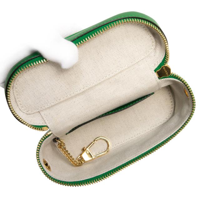 （新品・未使用品）GUCCI グッチ 723770 マトラッセ ミニトップハンドル GGマトラッセ グリーン 2Way 斜め掛け チェーンショルダー ハンドバッグ ゴールド金具_1