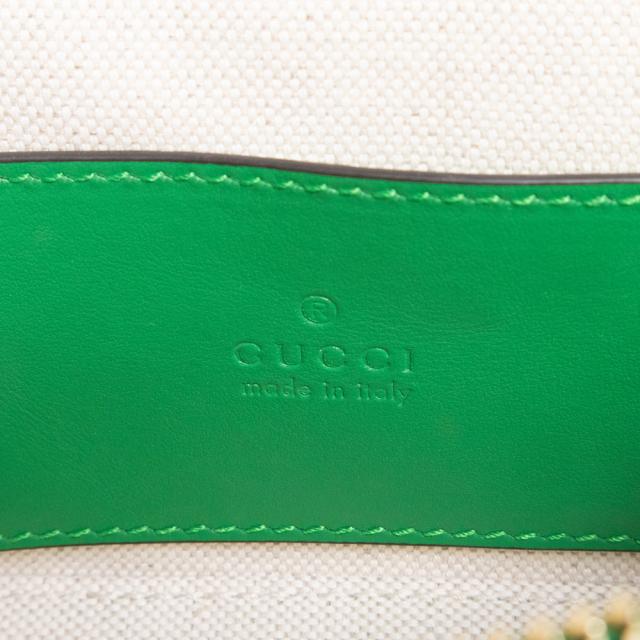 （新品・未使用品）GUCCI グッチ 723770 マトラッセ ミニトップハンドル GGマトラッセ グリーン 2Way 斜め掛け チェーンショルダー ハンドバッグ ゴールド金具_7