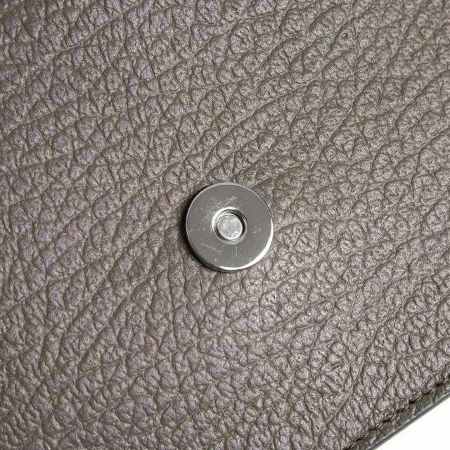 （未使用　展示品）Maison Margiela メゾン マルジェラ SA3UI0008 4ステッチ チェーンウォレット 長財布 グレイニーレザー グラファイト グレー ショルダーバッグ 斜め掛け シルバー金具_9
