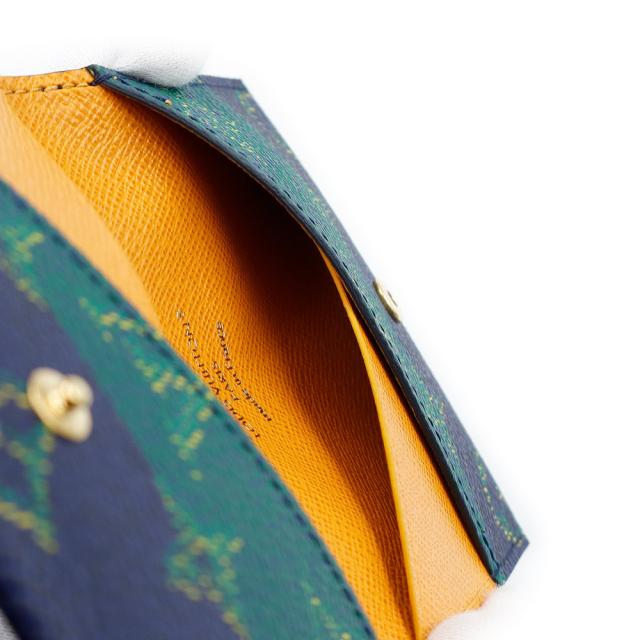 （新品・未使用品）LOUIS VUITTON ルイ ヴィトン M25796 ポルト カルト スリム モノグラムヘリテージ カウハイドレザー ブルーストライプ カードケース 名刺入れ 定期入れ パスケース ゴールド金具 箱付_3