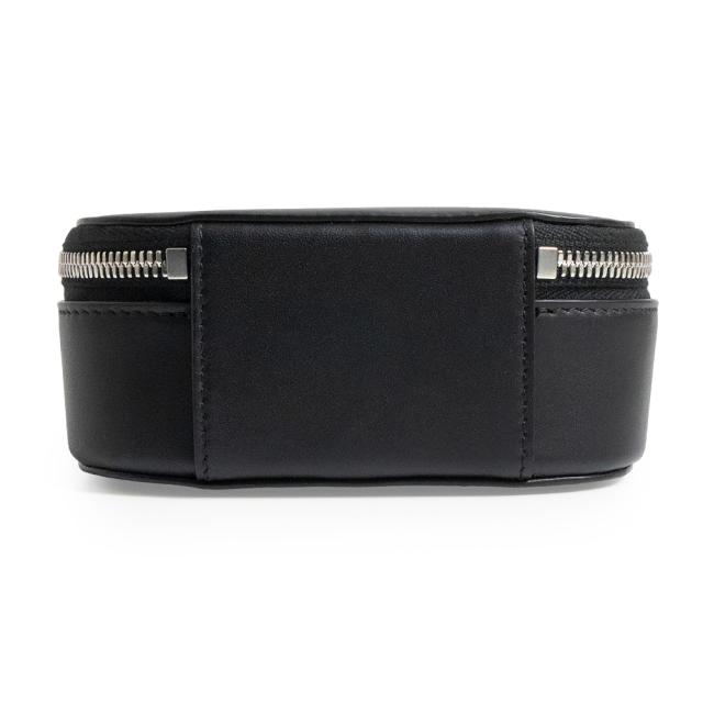 （未使用　展示品）Salvatore Ferragamo サルヴァトーレフェラガモ AU-24 レザー ブラック ショルダーバッグ 斜め掛け シルバー金具_5