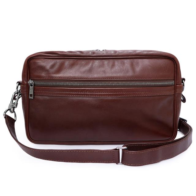 （中古）LOUIS VUITTON ルイ ヴィトン M92357 イルヴィントン クロスボディ モノグラムディフィール ブラウン 2way ショルダー セカンドバッグ 斜め掛け シルバー金具