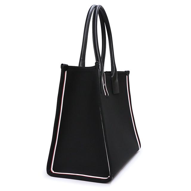 （未使用　展示品）Christian Louboutin クリスチャンルブタン 3245177 Nastroloubi L ナストロルビ エル for BMW Fashionista ナイロンキャンバス カーフスキン ブラック ホワイト レッド トートバッグ レザー シルバー金具_2