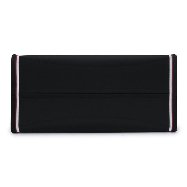（未使用　展示品）Christian Louboutin クリスチャンルブタン 3245177 Nastroloubi L ナストロルビ エル for BMW Fashionista ナイロンキャンバス カーフスキン ブラック ホワイト レッド トートバッグ レザー シルバー金具_5