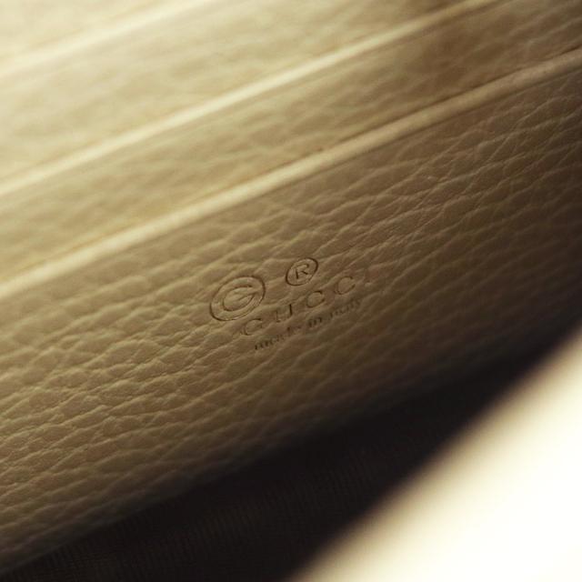 （未使用　展示品）GUCCI グッチ 615523 インターロッキングG チェーンウォレット カーフスキン アイボリー ホワイト 2way クラッチ ショルダーバッグ 斜め掛け レザー ゴールド金具_9