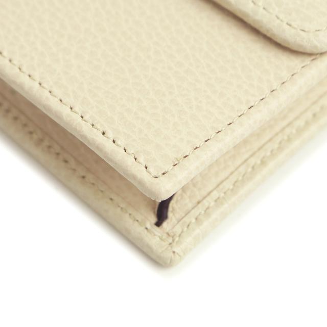 （未使用　展示品）GUCCI グッチ 615523 インターロッキングG チェーンウォレット カーフスキン アイボリー ホワイト 2way クラッチ ショルダーバッグ 斜め掛け レザー ゴールド金具_10