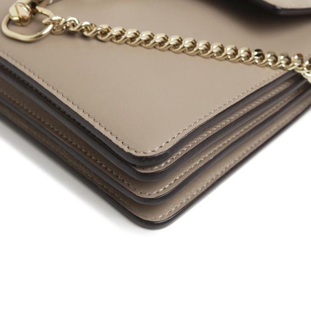 （未使用　展示品）Chloe クロエ CHC20SS202 FAYE フェイ スモール カーフスキン スウェード MOTTYGREY グレージュ 2way ショルダー ハンドバッグ 斜め掛け レザー ゴールド金具_9