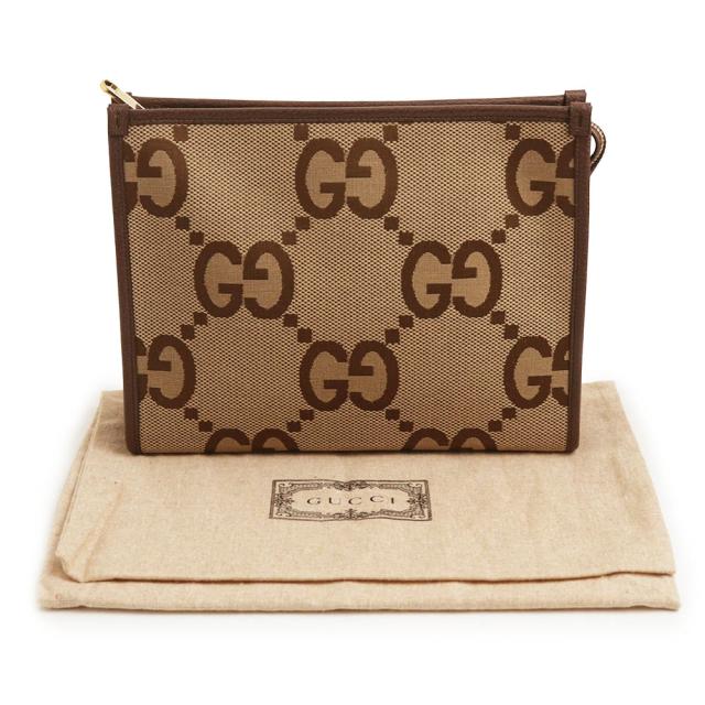 新品・未使用品）GUCCI グッチ 699318 ジャンボGGキャンバス レザー