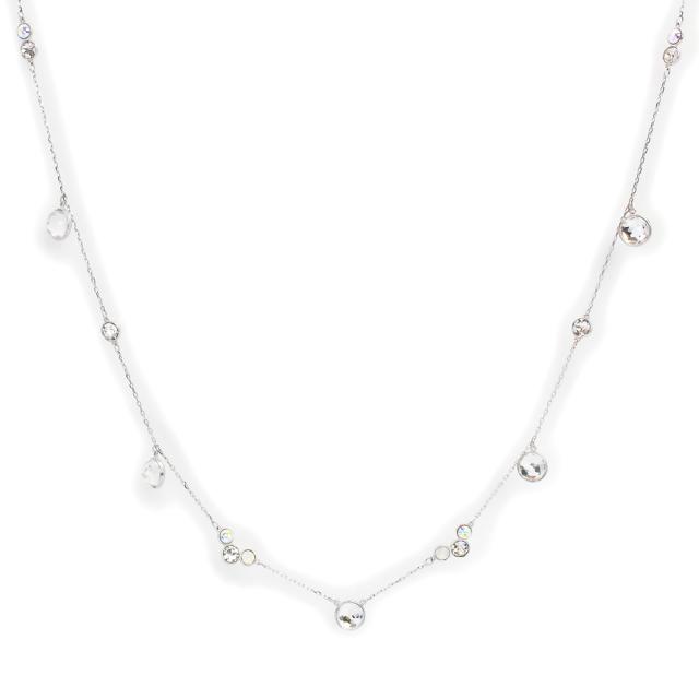 （未使用　展示品）SWAROVSKI スワロフスキー Vanda Frontal バンダフロンタル クリスタル シルバー ネックレス 箱付