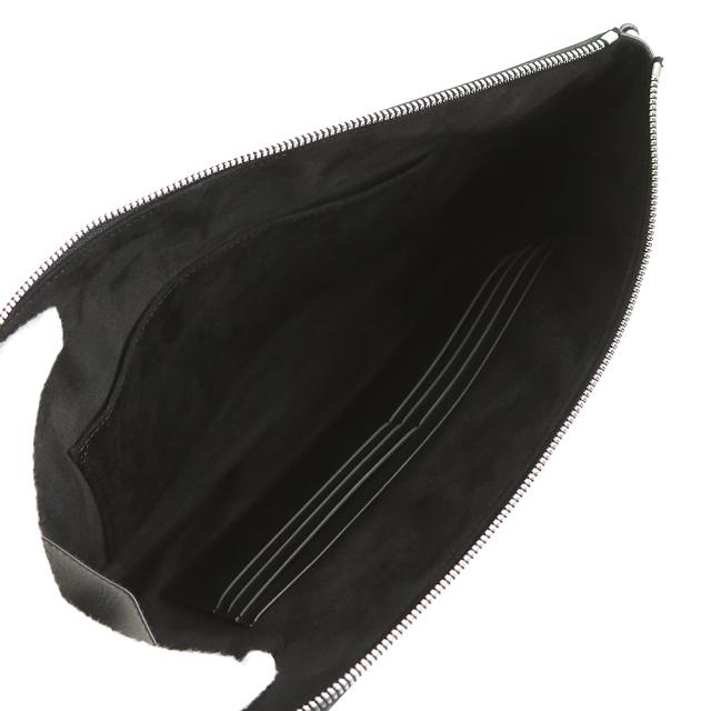 （中古）Berluti ベルルッティ NINO ニノ GM スクリット カリグラフィー ヴェネチアレザー CACAO INTENSO カカオインテンソ ブラウン クラッチバッグ セカンド シルバー金具_1