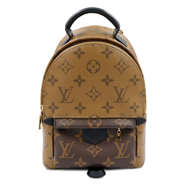 （未使用　展示品）LOUIS VUITTON ルイ ヴィトン M44872 パームスプリングス バックパック MINI モノグラムリバース ブラウン リュック デイパック ゴールド金具
