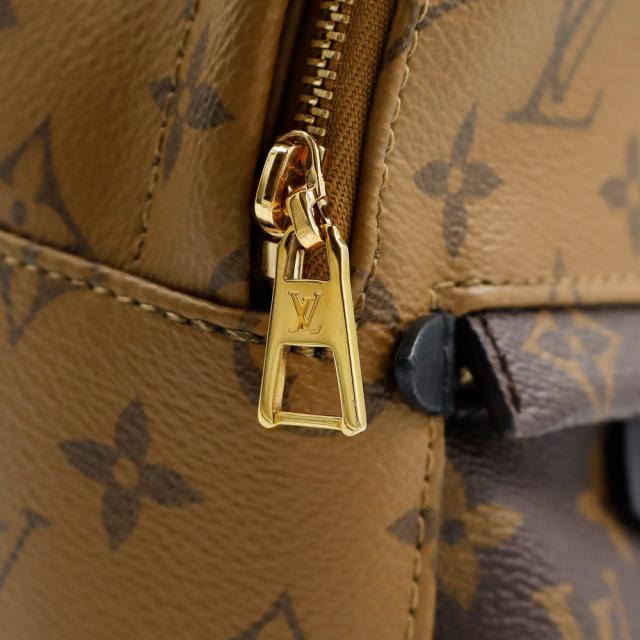 （未使用　展示品）LOUIS VUITTON ルイ ヴィトン M44872 パームスプリングス バックパック MINI モノグラムリバース ブラウン リュック デイパック ゴールド金具_9