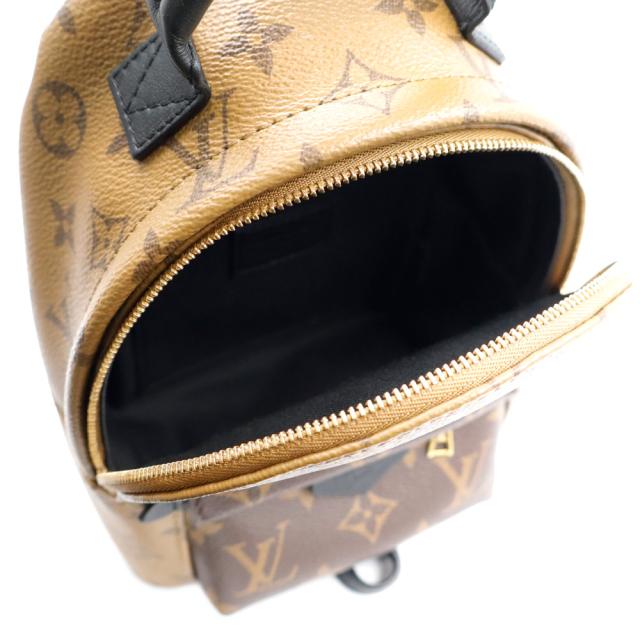 （未使用　展示品）LOUIS VUITTON ルイ ヴィトン M44872 パームスプリングス バックパック MINI モノグラムリバース ブラウン リュック デイパック ゴールド金具_1