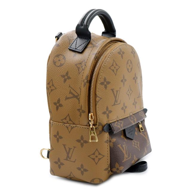 （未使用　展示品）LOUIS VUITTON ルイ ヴィトン M44872 パームスプリングス バックパック MINI モノグラムリバース ブラウン リュック デイパック ゴールド金具_2