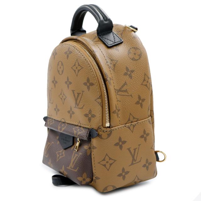 （未使用　展示品）LOUIS VUITTON ルイ ヴィトン M44872 パームスプリングス バックパック MINI モノグラムリバース ブラウン リュック デイパック ゴールド金具_3