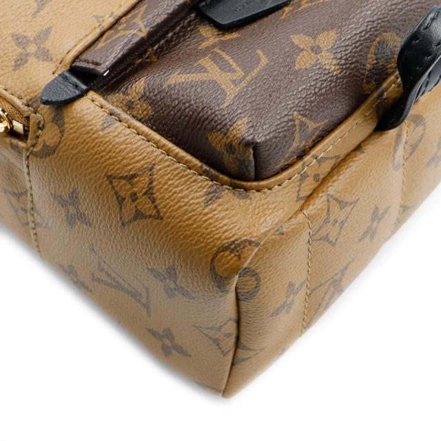 （未使用　展示品）LOUIS VUITTON ルイ ヴィトン M44872 パームスプリングス バックパック MINI モノグラムリバース ブラウン リュック デイパック ゴールド金具_8