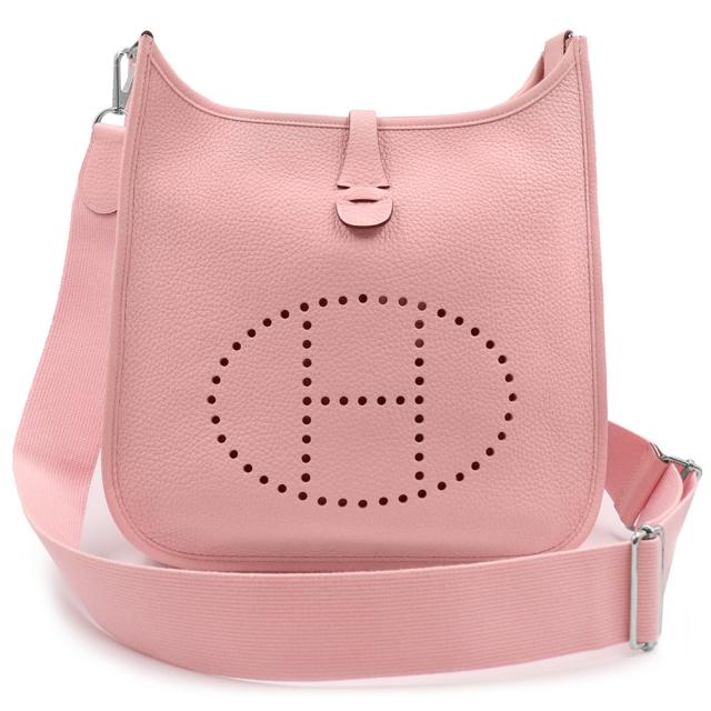 （未使用　展示品）HERMES エルメス エブリン エヴリン 3 トロワ PM 29 トリヨンクレマンス ローズサクラ ピンク T刻印 ショルダーバッグ 斜め掛け レザー シルバー金具