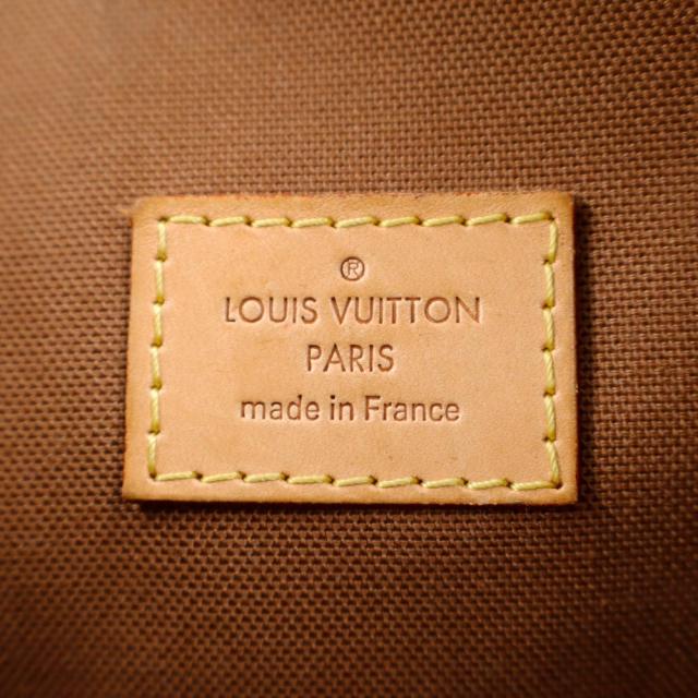 （中古）LOUIS VUITTON ルイ ヴィトン M56389 オデオン MM モノグラム ヌメ革 レザー ブラウン ショルダーバッグ 斜め掛け ゴールド金具_7