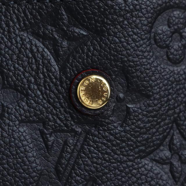 （未使用　展示品）LOUIS VUITTON ルイ ヴィトン M42746 モンテーニュ MM モノグラムアンプラント マリーヌルージュ ネイビー 2way ショルダー ハンドバッグ 肩掛け レザー ゴールド金具_10