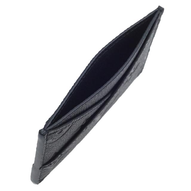 （新品・未使用品）LOUIS VUITTON ルイ ヴィトン M13695 ポルト カルト クリスクロス モノグラムアンプラント ノワール ブラック カードケース 定期入れ パスケース レザー ゴールド金具 箱付_2