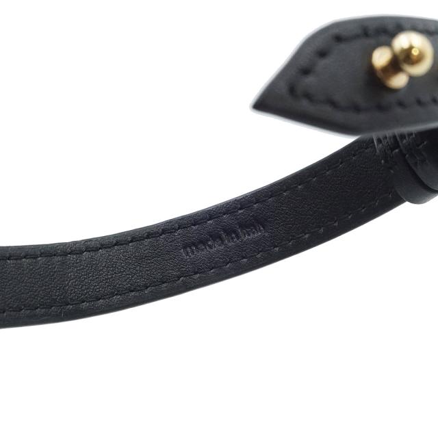 （未使用　展示品）LOUIS VUITTON ルイ ヴィトン M6563A ブラスレ パーティー パームスプリング モノグラム カーフスキン ブラウン ブラック ブレスレット レザー ゴールド金具 箱付_9
