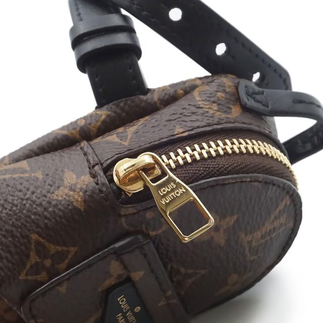 （未使用　展示品）LOUIS VUITTON ルイ ヴィトン M6563A ブラスレ パーティー パームスプリング モノグラム カーフスキン ブラウン ブラック ブレスレット レザー ゴールド金具 箱付_10