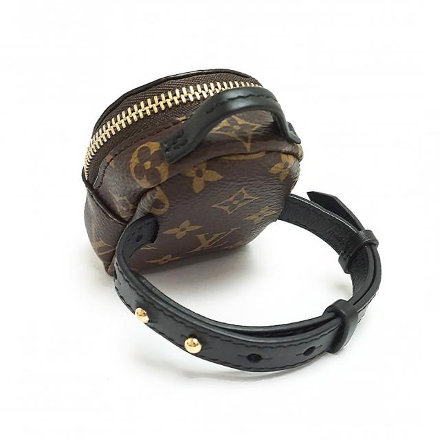 （未使用　展示品）LOUIS VUITTON ルイ ヴィトン M6563A ブラスレ パーティー パームスプリング モノグラム カーフスキン ブラウン ブラック ブレスレット レザー ゴールド金具 箱付_6